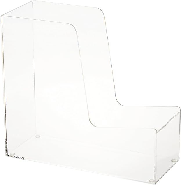 HCD Refined by Honey-Can-Do OFC-06389 Magazine Holder, 10.2L x 4.2W x 9.3H