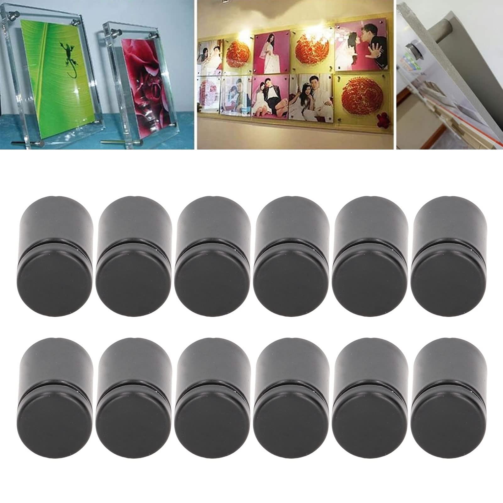 Ubersweet® Stainless Steel Standoff Screws, Indoor Outdoor Standoff Mounts Non Deform for Displaying |-image-28
