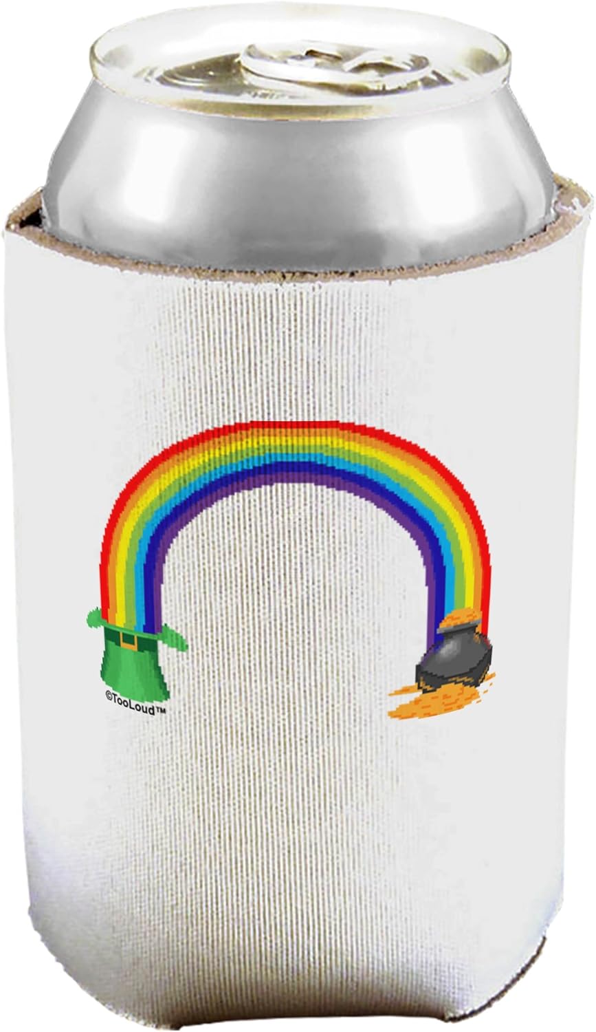 TooLoud Pixel Pot of Gold Can/Bottle Insulator Coolers - 6 Pieces