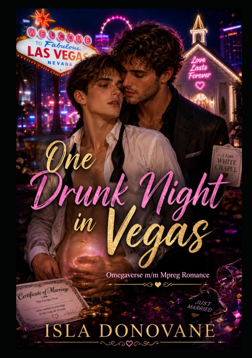 One Drunk Night in Vegas: Omegaverse m/m Mpreg Romance