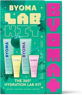 BYOMA 360° Hydration Lab Kit, Skincare & Body Care Set, Travel Size