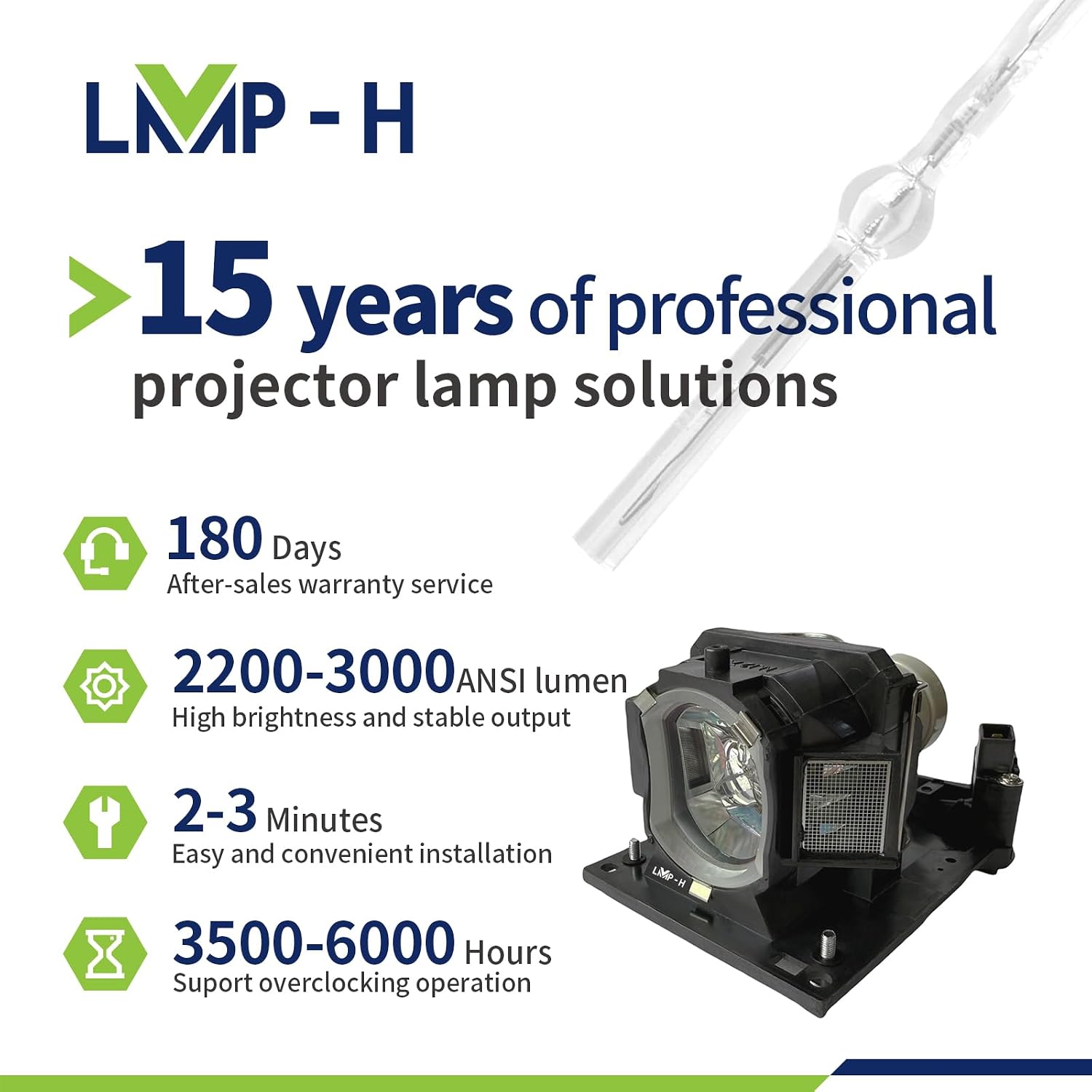DT01181/DT01251/DT01381 Replacement Projector Lamp for Hitachi BZ-1 CP-A221N CP-A222NM CP-A250NL CP-A300N CP-A301N CP-A302NM CP-AW250NM CP-AW251N CP-AW2519N CP-D27WN ED-A220NM iPJ-AW250NM