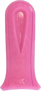 Lodge Silicone Deluxe Hot Handle Holder - Dishwasher Safe Hot Handle Holder Designed for Lodge Cast Iron Skillets - Reusable Heat Protection Up to 500° - Roller-Disco Pink