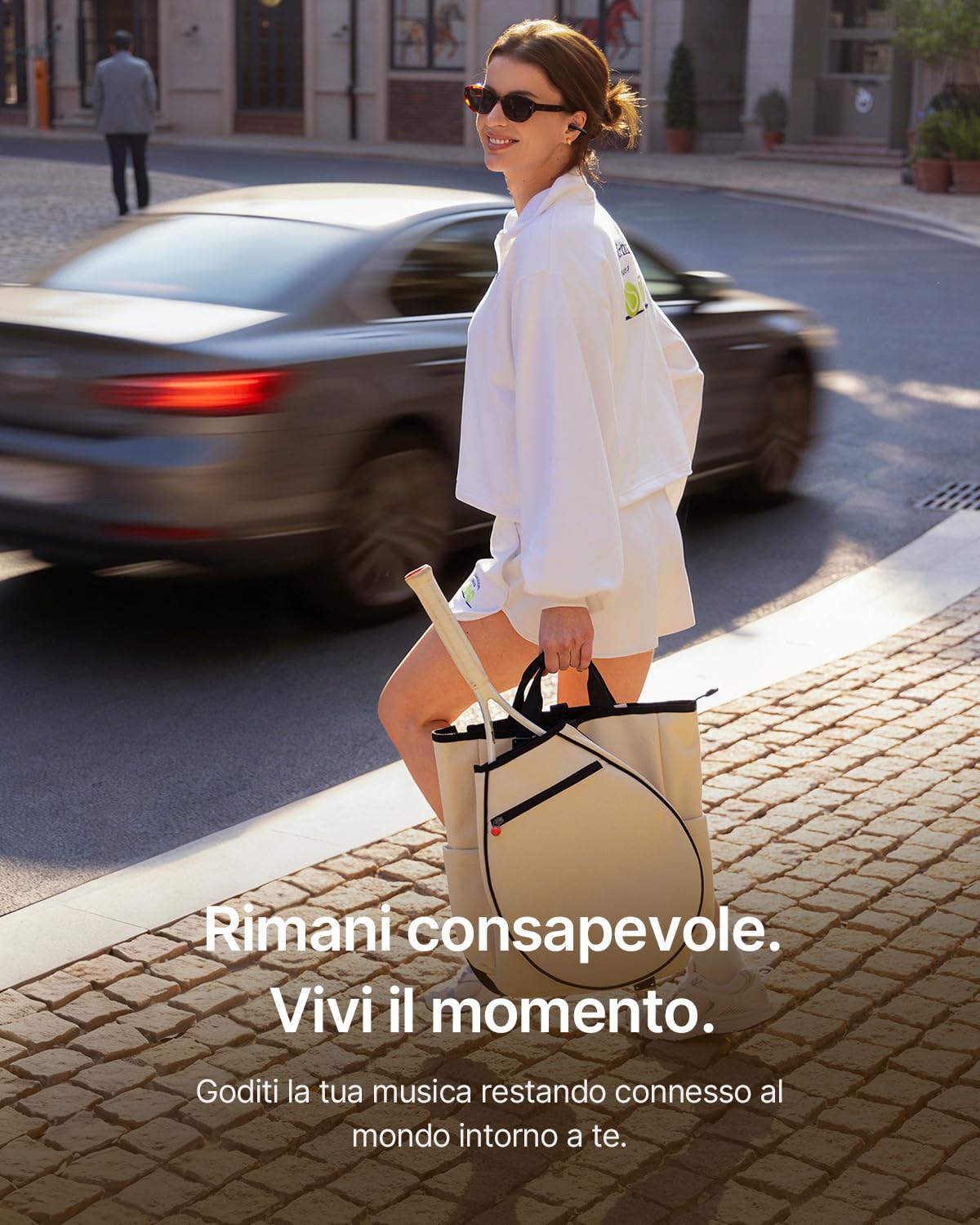 Baseus MC2 Cuffie Open-Ear, Auricolari a Clip con CloudComfort 2.0, Hi-Res Audio, LDAC, SuperBass 3.0, Bluetooth 6.0, 4 Microfoni con IA per chiamate nitide, 55 h di autonomia, IP67, leggeri 5,1 g