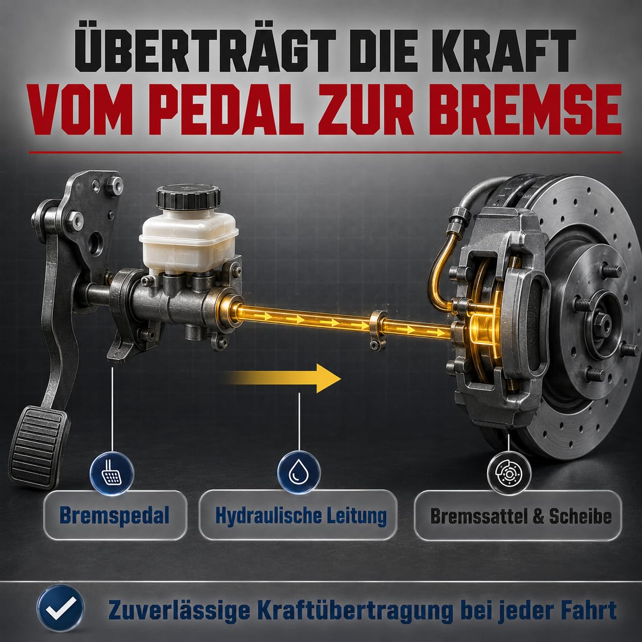 GiDeli Bremsflüssigkeit DOT 4 10 L Kanister - Vorrat zum Abfüllen | für ABS und ESP, auch für Kupplungssysteme, straffer Druckpunkt am Pedal, schont Dichtungen, feste Zapfstelle im Regal
