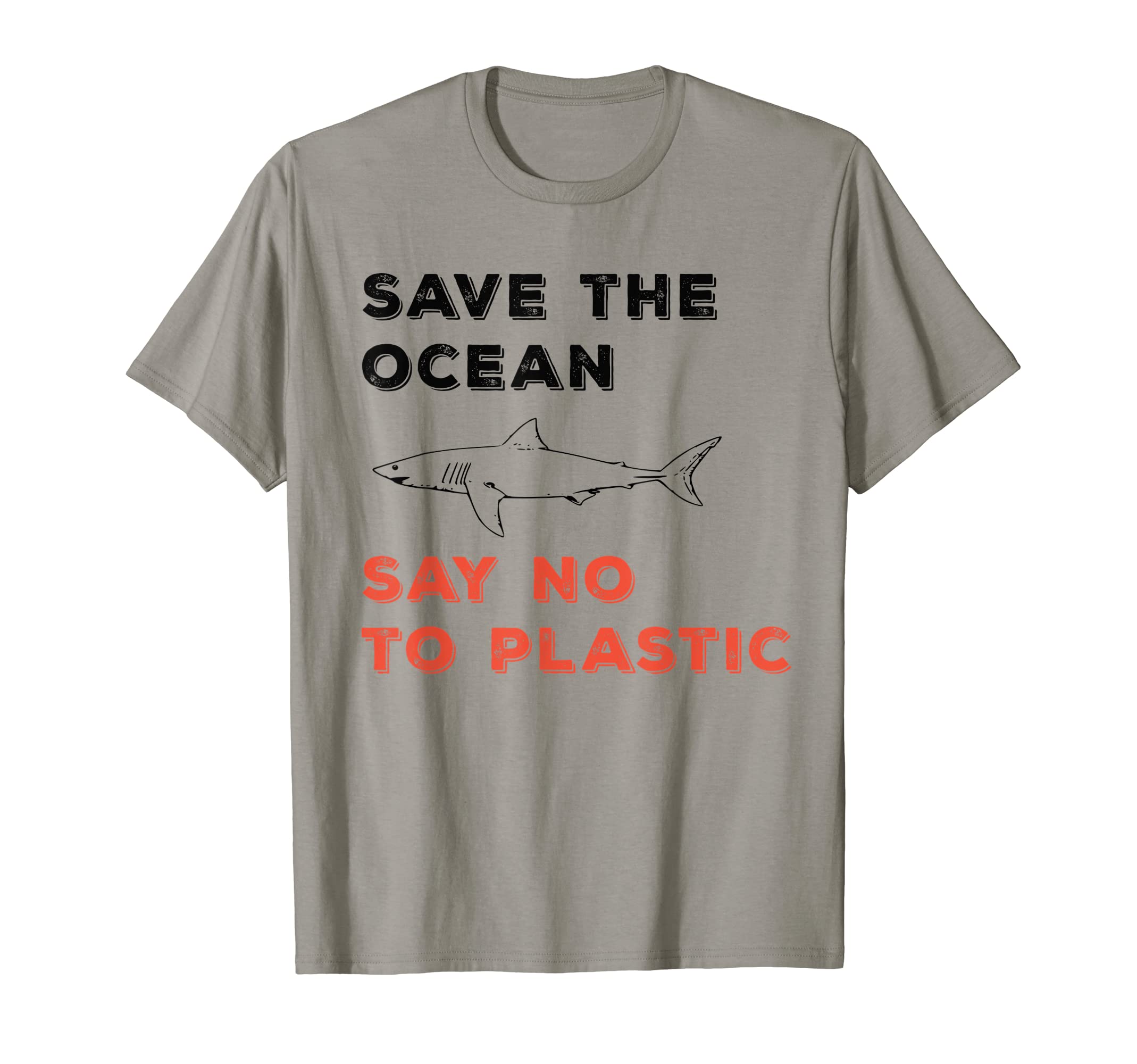 Save The Ocean Say No To Plastic T-Shirt T-Shirt