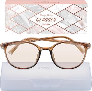 Blue Light Blocking Glasses for Women, Ease Computer and Digital Eye Strain, Headaches and Blurry Vision