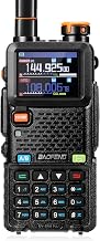 BAOFENG UV-5RM PLUS GPS Ham Radio Handheld, 10W Long Range Two Way Radio, Airband FM Multi-Band Receiver, 640CH 10 Zones, 1.77” Color Screen, 2500mAh Type-C Rechargeable Battery