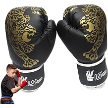 LAFANDE Boxing Gloves for Men & Women, Breathable Muay Thai Sparring Gloves
