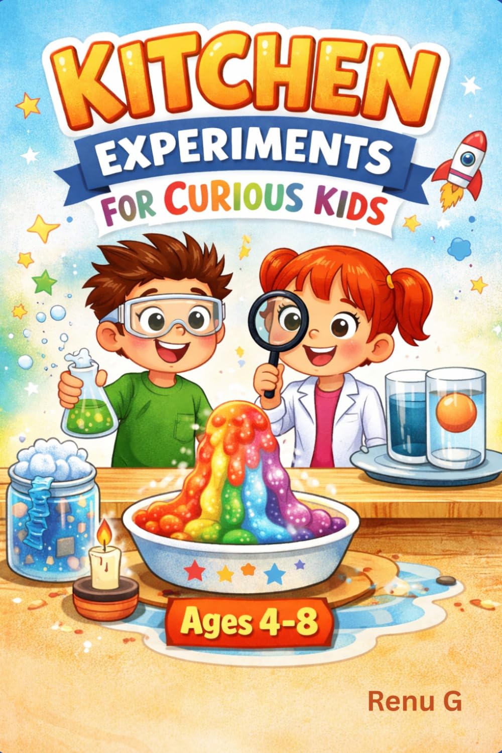 Kitchen Experiments for Curious Kids: Simple, Safe & Super Fun Science Activities Using Everyday Ingredients (AI & STEM)