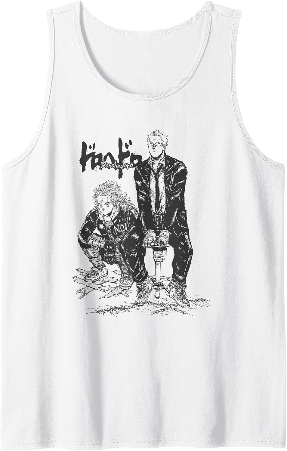 Shin and NOI Logo Sketch Manga Tank Top