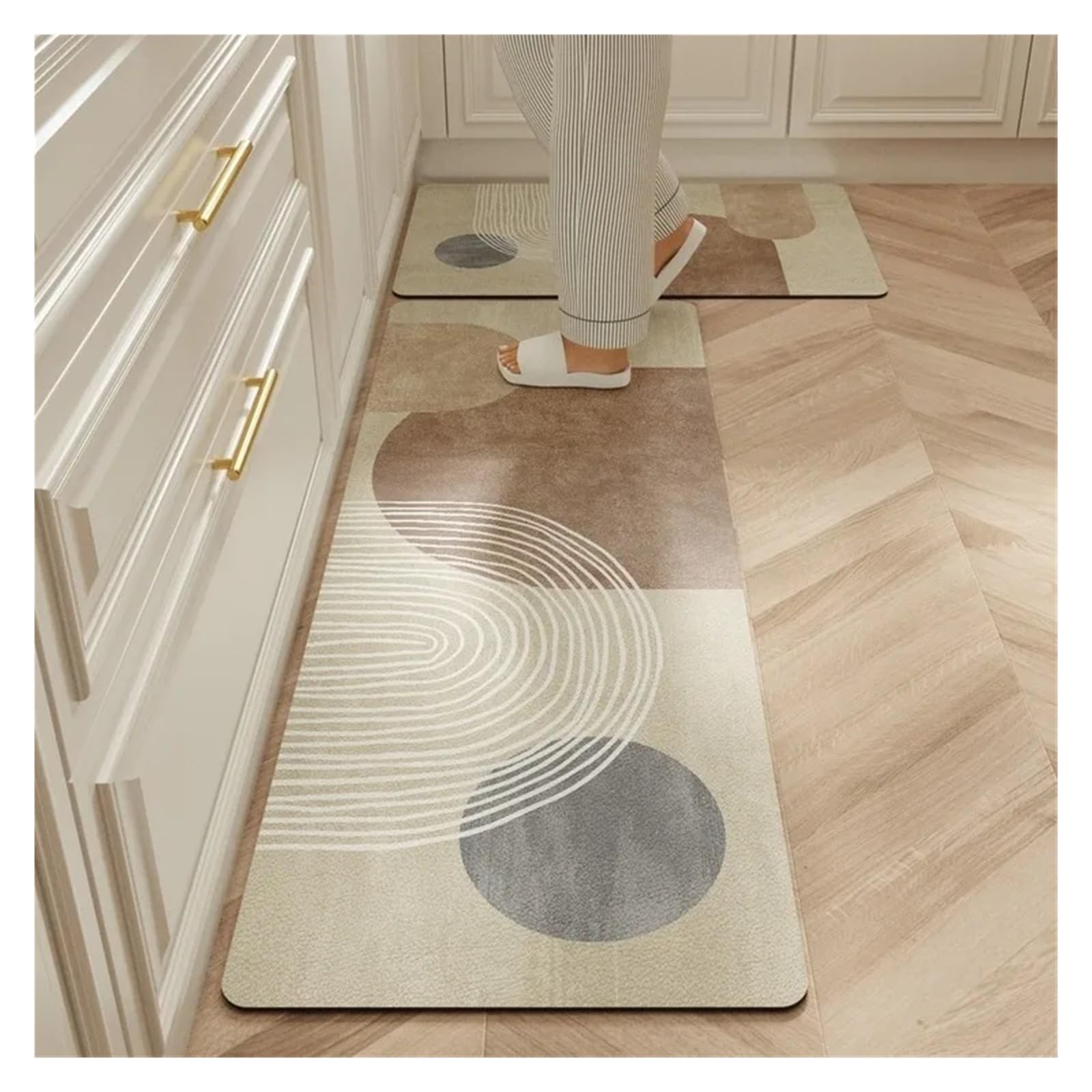 Tapis de cuisine antidérapant contre les sols glissants grand tapis de sol PVC anti-fatigue