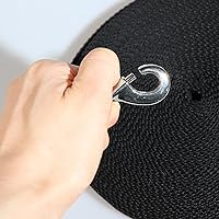 Vista 4 de Correo de algodón de entrenamiento para perros, Negro, Negro