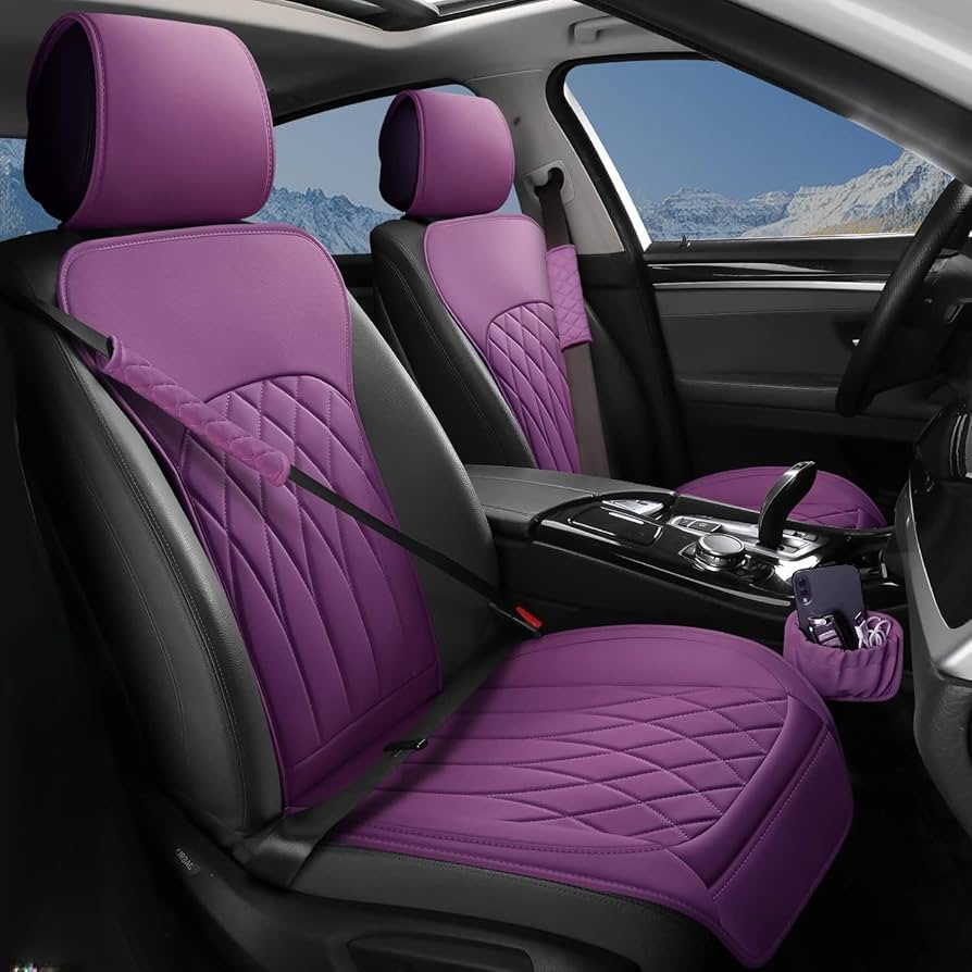Amazon.com: BEITK 2 Pack Leather Front Car Seat Covers Amazon.com: BEITK 2 Pack Leather Front Car Seat Covers