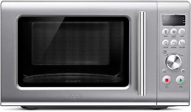 The Sage Compact Wave Microwave, Silver, SMO650SIL
