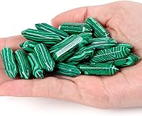 Vista 11 de QINJIEJIE Juego de 20 piezas de varitas de cristales turquesa, piedras sanadoras, puntas de cristal a granel, gemas hexagonales pulidas, piedras