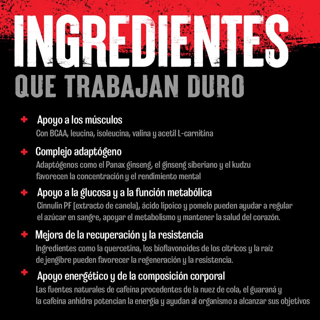 ANIMAL M-Stak – todo-en-uno-fórmula para Hardgainers - suplemento no hormonal para favorecer el desarrollo muscular - con aminoácidos, jengibre y cafeína - 21 envases