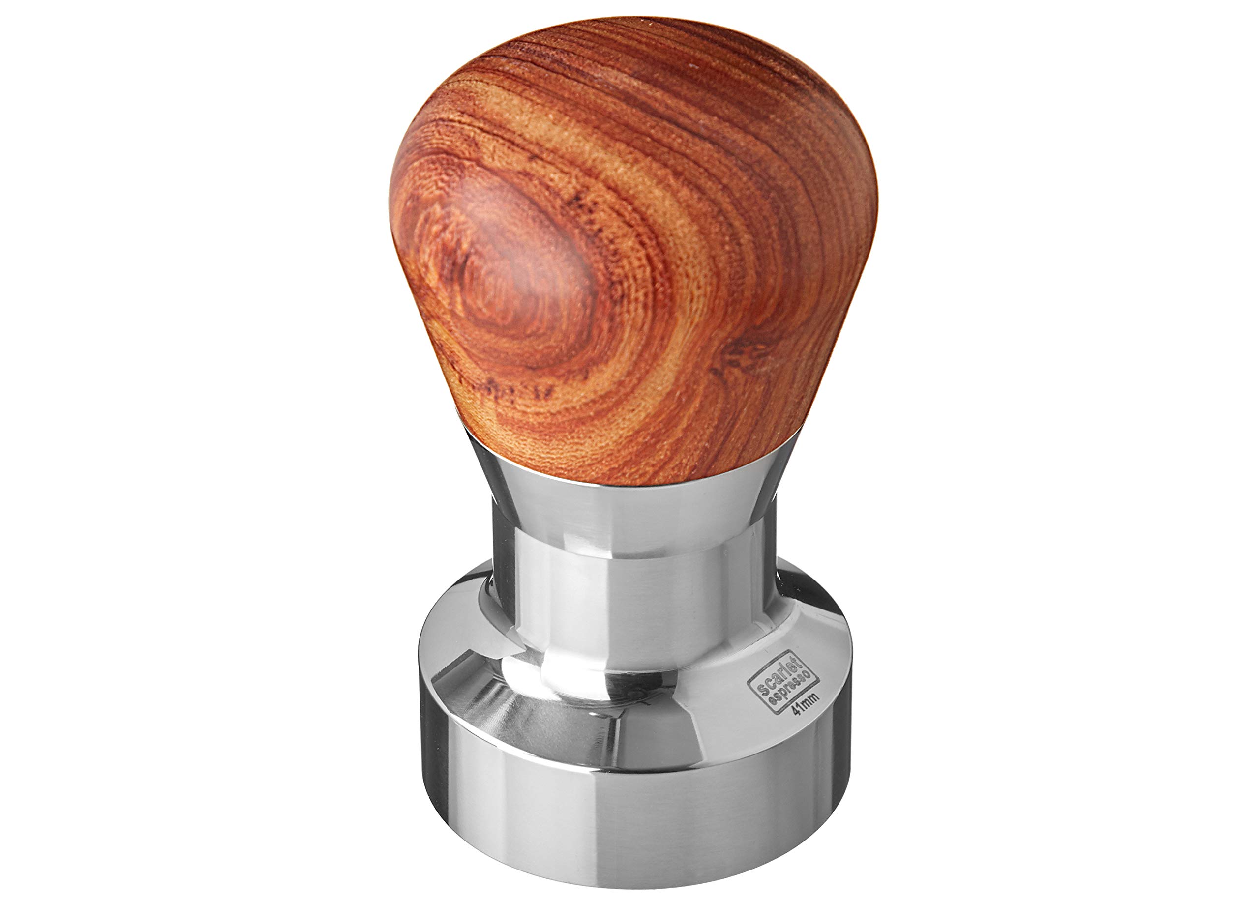 Scarlet Espresso Tamper « Élégant » 49mm - Manche Aluminium Ergonomique & Base Acier Inox Précision Barista