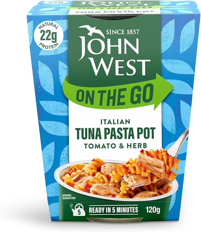 John West Tuna Pots Italian Pasta, 120g Amazon.co.uk Grocery