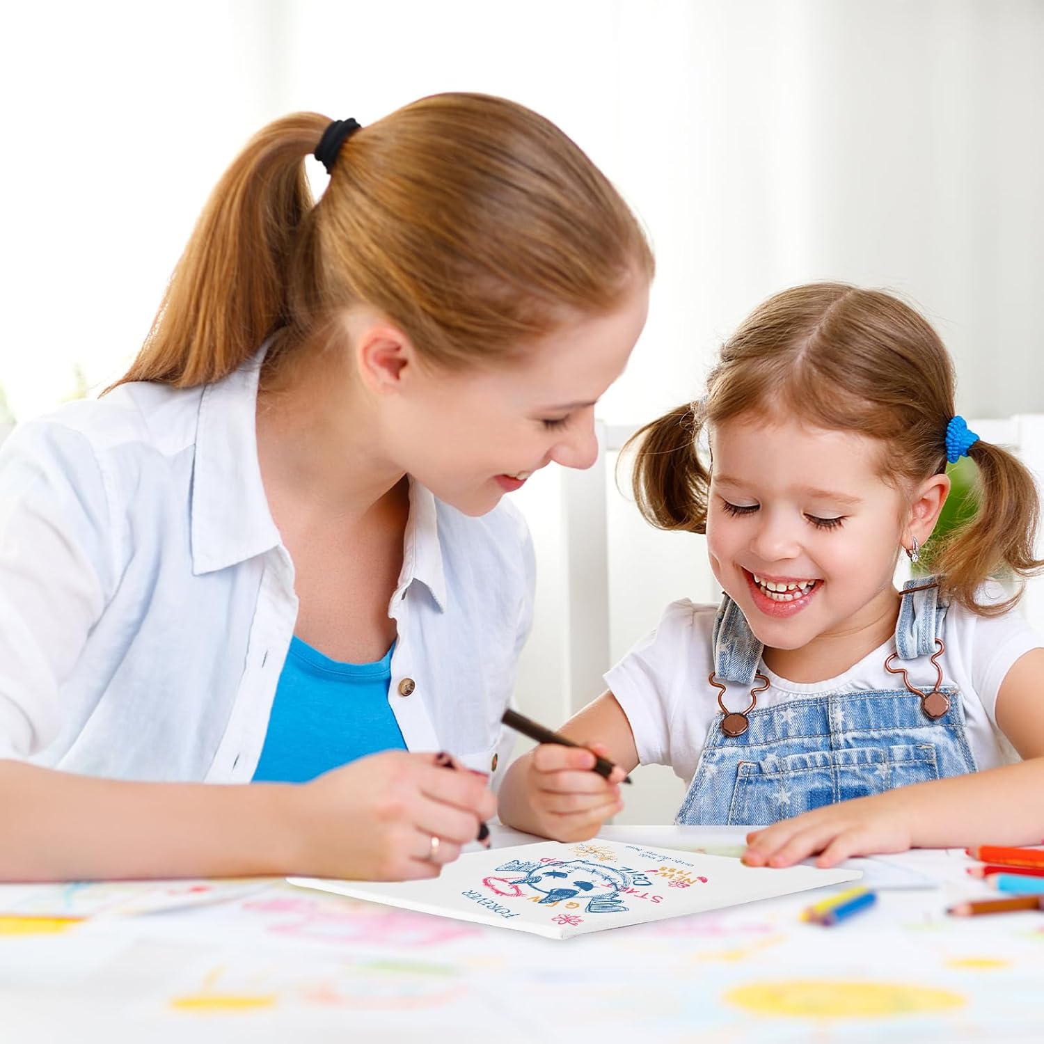 24PCS White Canvas Board 6x6 inch Art Canvas Boards Blank Painting Canvas Bulk 100% Cotton Canvas Panels Paint Canvases for Painting Blank Canvas Boards for Oil & Acrylic Painting - Image 6