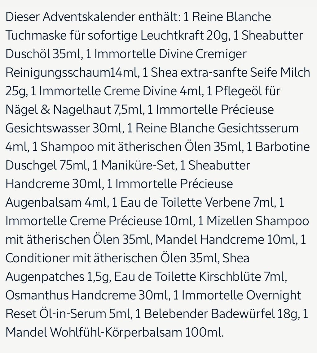 LOCCITANE Adventskalender 2023 Beauty PREMIUM - Frauen Kosmetik Advent Kalender, 24 Geschenke Wert 300 €, Pflege Weihnachtskalender Frau, Adventkalender Damen, bunt