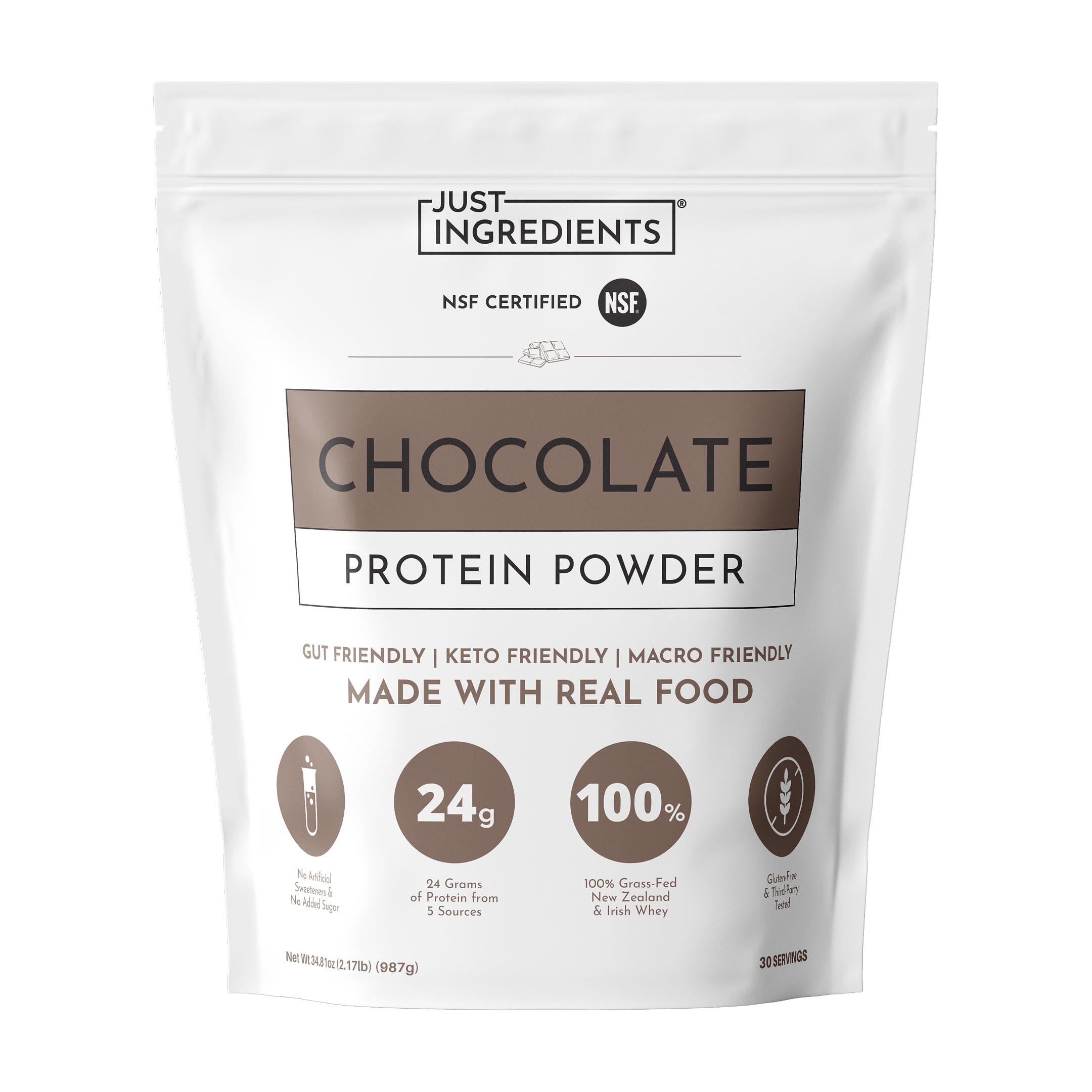 Just Ingredients Chocolate Protein Powder