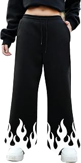 MIGLOCUST Girls Cargo Pants High Waist Loose Fit 4 Pocket Baggy Cargo Pants for Kids Price In India
