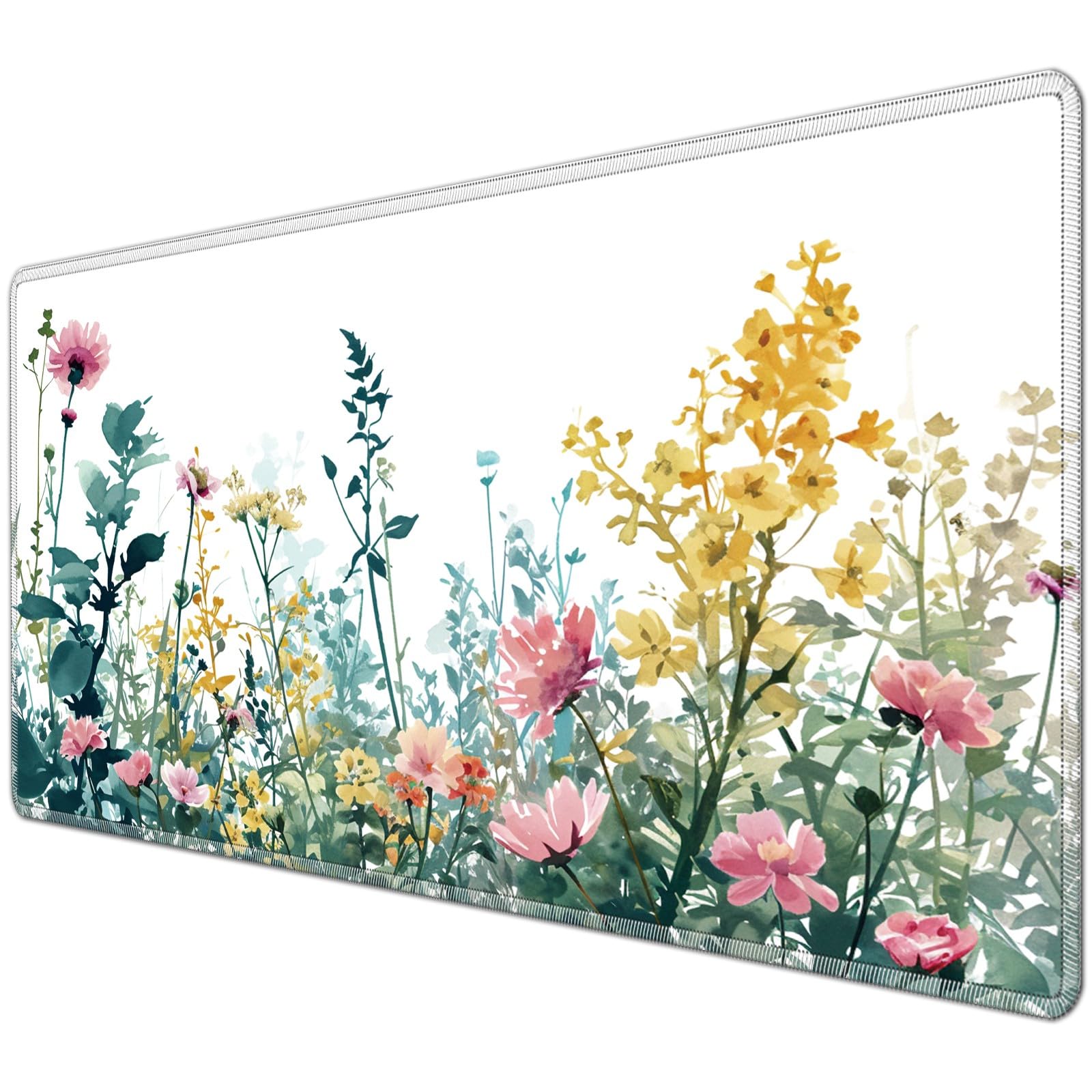 JANENFNA TCG Playmat Desk Mats 24 x 14 inches Mousepad Compatible for MTG Trading Card Game Play Mats Smooth Rubber Surface Original Magic The Gathering Play Mat, Weeds