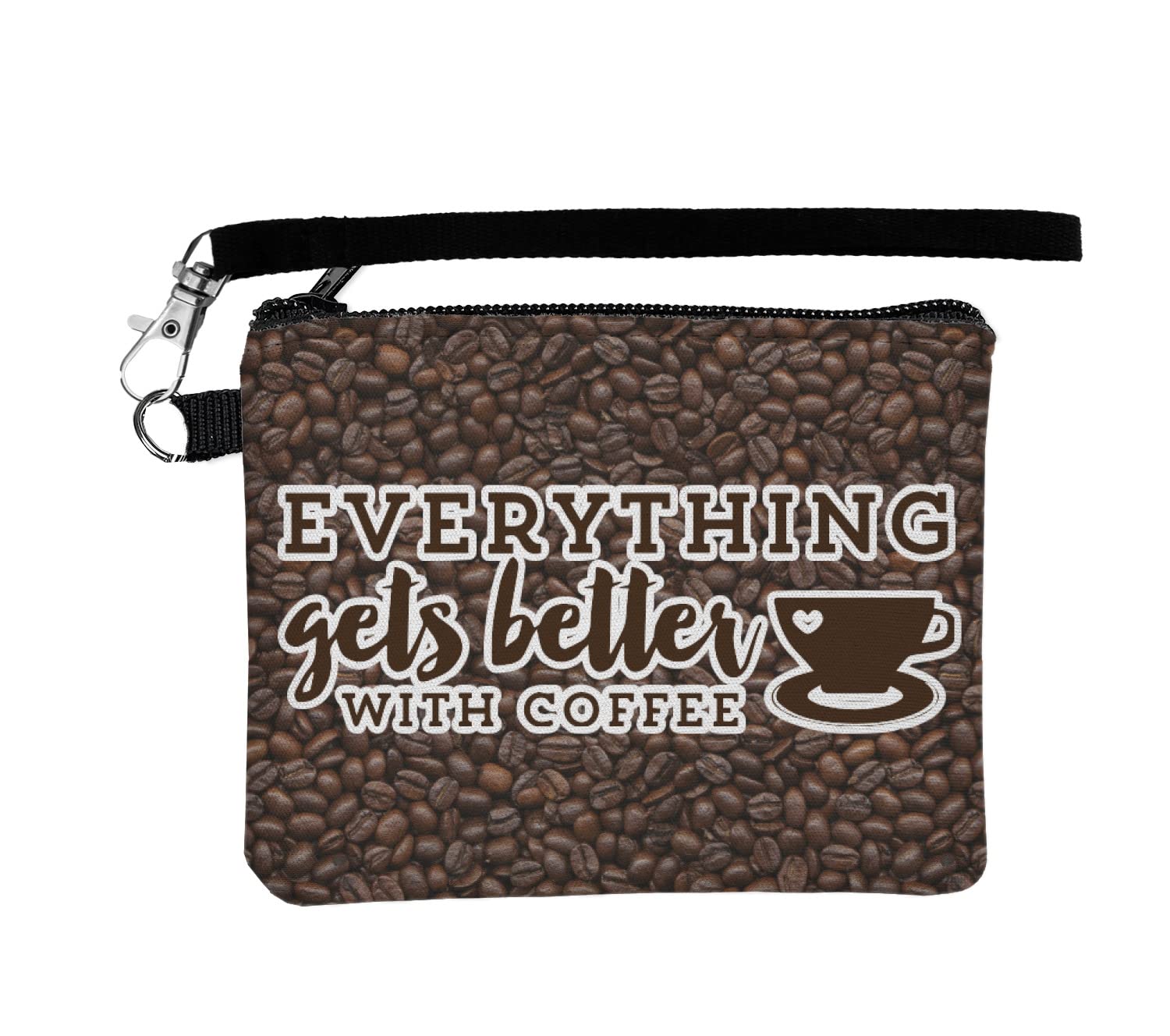 YouCustomizeItCoffee Addict Wristlet ID Case