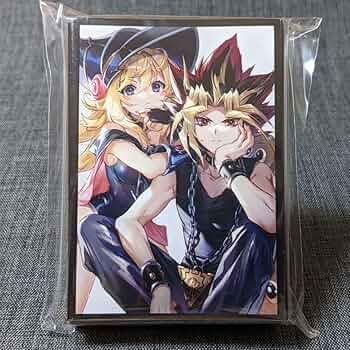 闇遊戯デッキ ブラックマジシャンガール スリーブ ☆ 2種類セット ☆日本語版 カードスリーブ & デッキケース 2022