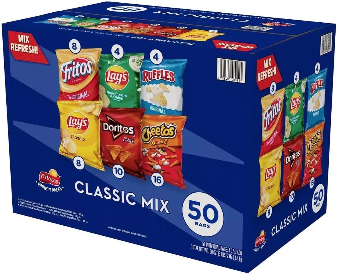 Amazon.com: Lay's Classic Potato Chips, 12 Singles