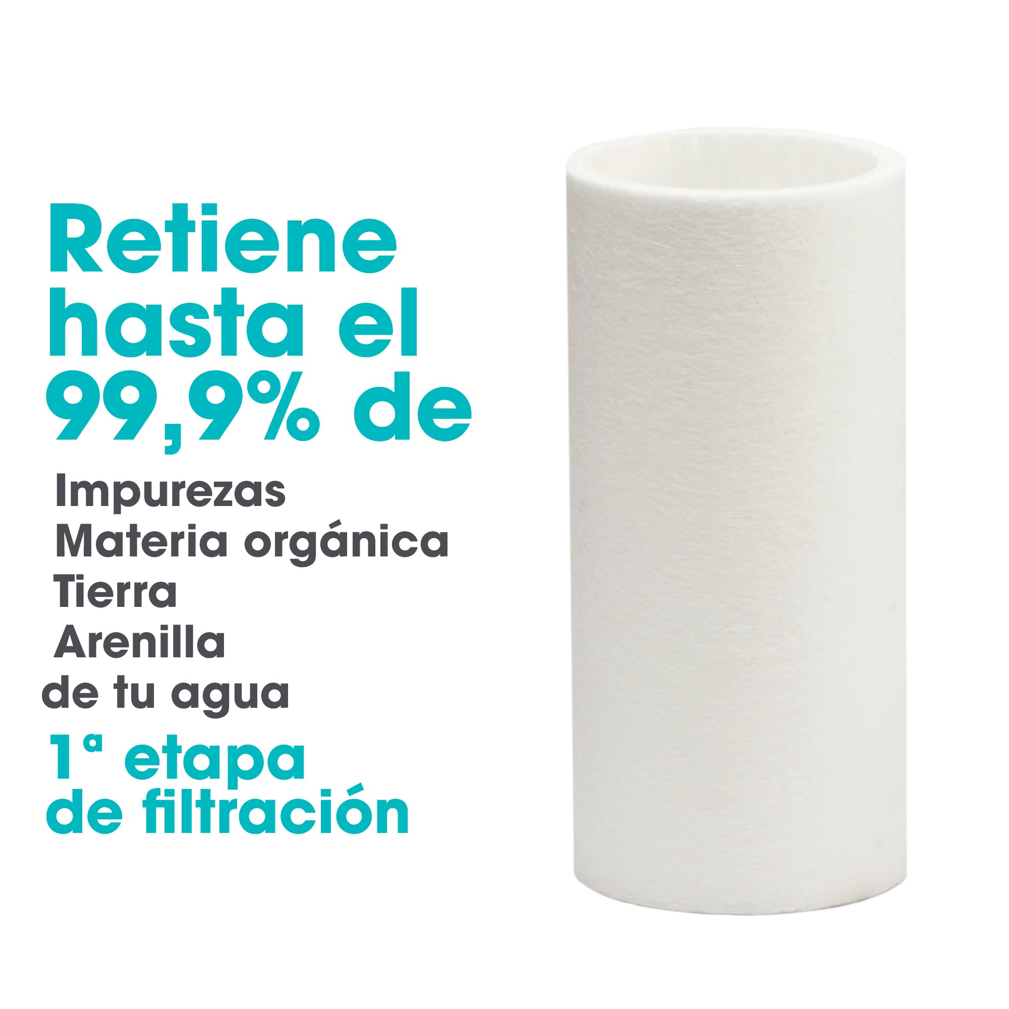 ALKANATUR Filtro Agua para Ducha y Baño 50.000 L Recambiable Sistema de Filtración Libre De Sulfito Cálcico E226