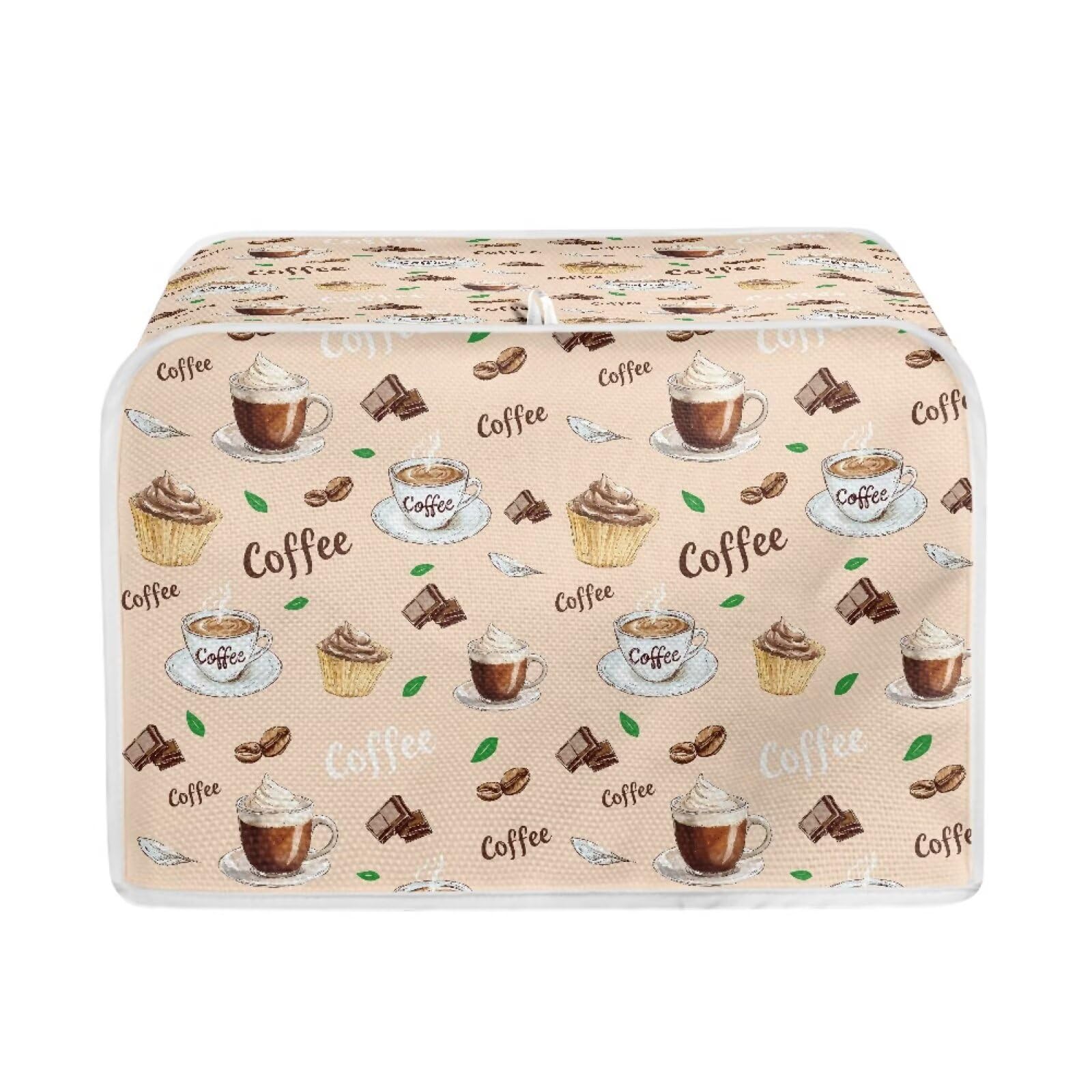 POLERO Coffee Toaster Cover 2 Slice Bread Maker Kitchen Appliance Dust Cover Kitchen Decor Accessories