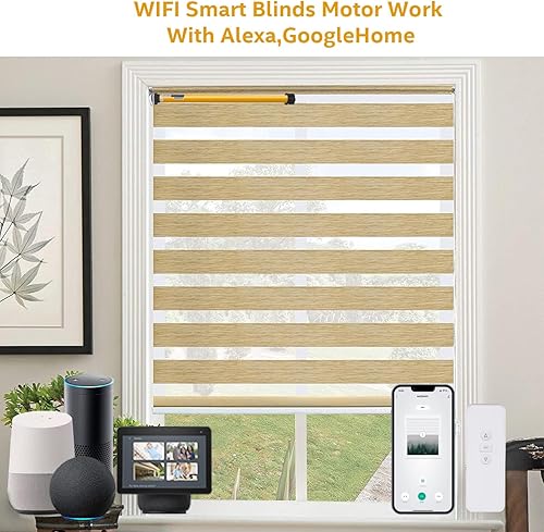 Miniatura 2 de Motor de persianas  Smart LifeWiFi - Motor de persiana enrollable para persianas enrollables motorizadas, control remoto, compatible con Alexa,
