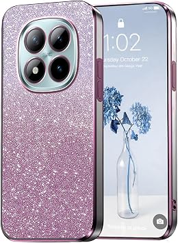 PanXCase Glitter Case for Xiaomi Redmi Note 15 Pro 4G Pink