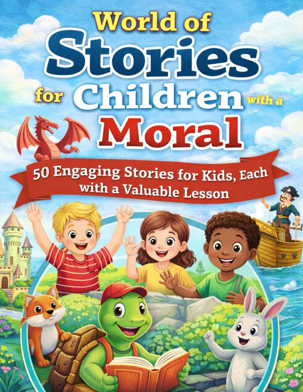 Kids’ Story World: 50 Engaging Stories for Kids, Each with a Valuable Lesson