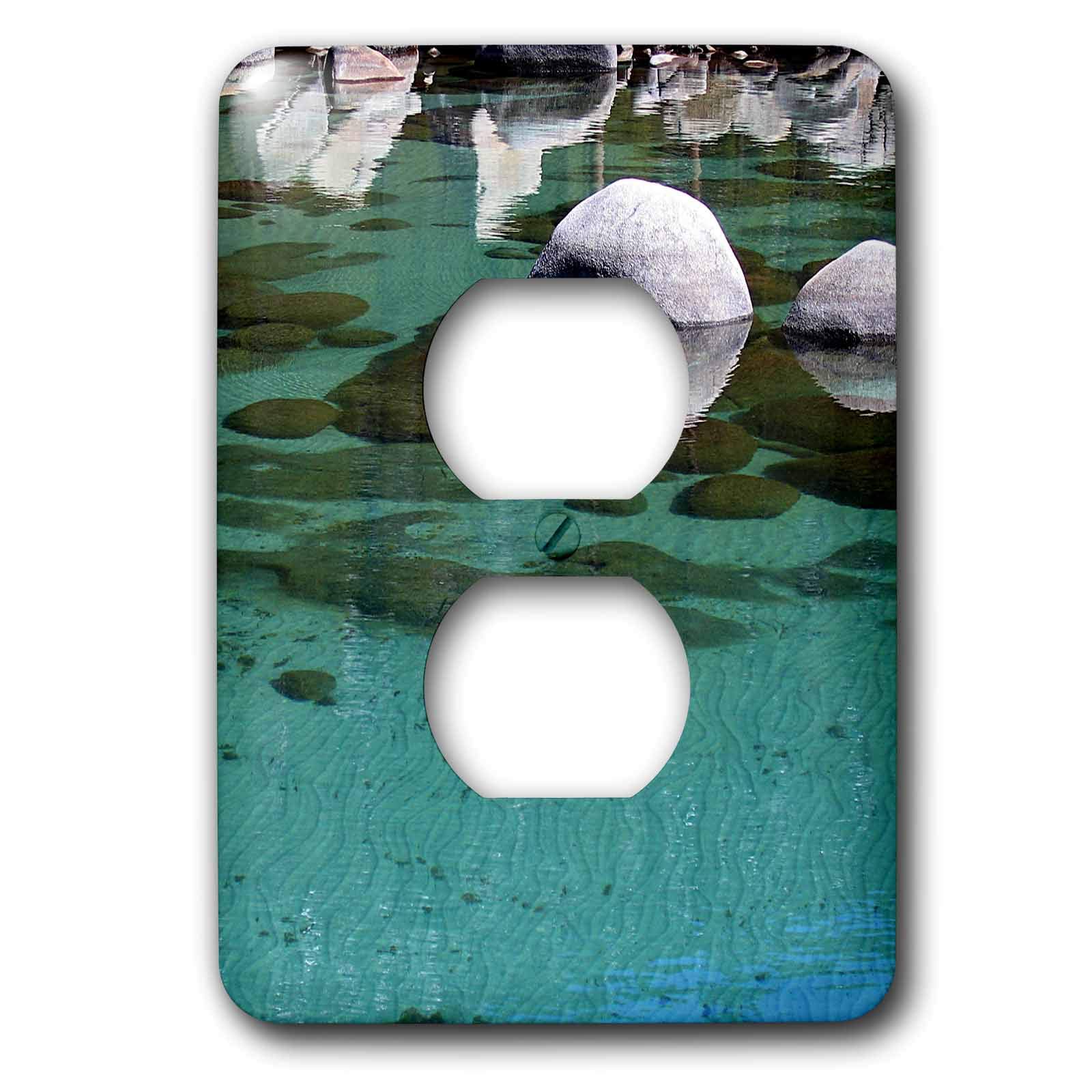 Bouchon de prise Tahoe Blue Sand 2 3dRose LLC lsp_21903_6 pour décoration murale