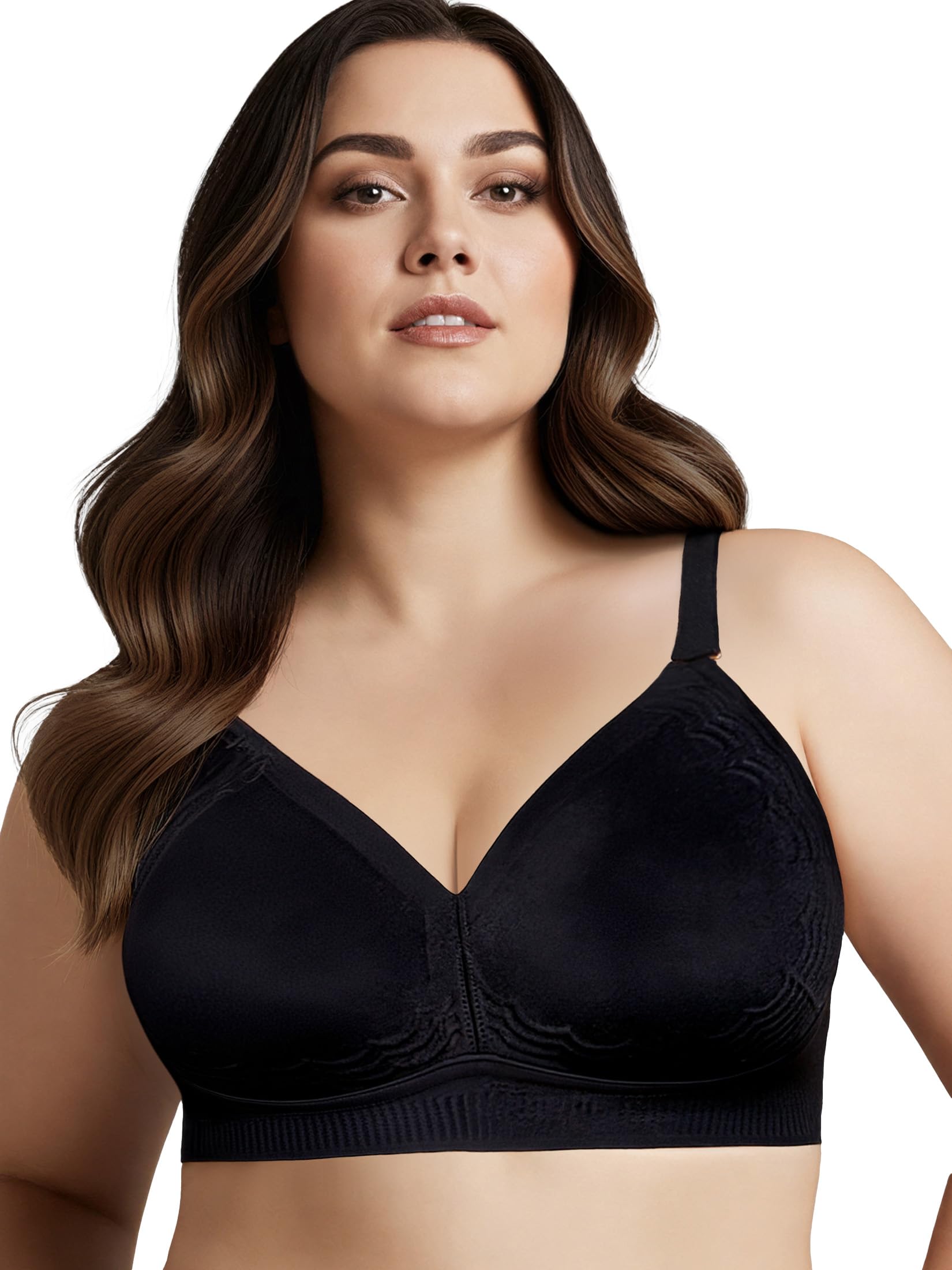 Innovations Invisi Super Shaper Ultra Smooth, Bonded, Side Shaper, Women's T-Shirt Bra - Seamless, No-Pinch, No-Dig, Wirefree, High Coverage - IO04 (Available in Plus Sizes)-image-26