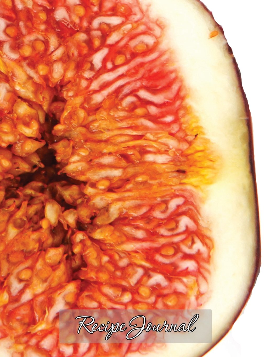 Recipe Journal: Notebook for Recipes, 120 recipe pages plus index, 8.5x11 with fruit cover - apple. Ideal for collecting and sharing your favorite recipes.