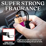 Alien Car Air Freshener for Women | Perfume Style Car Scents Air Freshener with Vent Clip | Strong Car Perfume Air Freshener with Odor Eliminating Technology | Car Fresheners for Women by Perfa