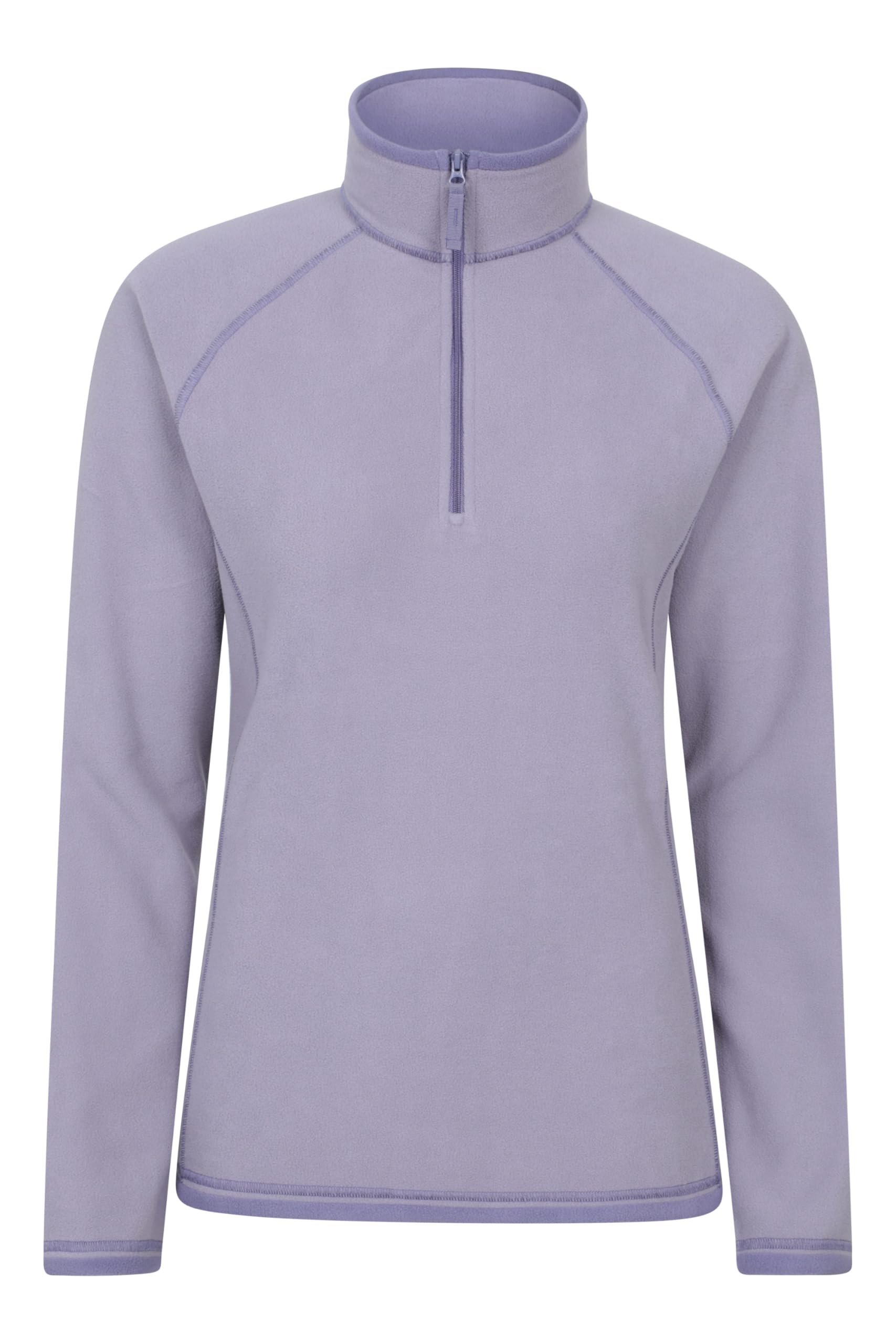 Mountain Warehouse Women's Dusky Purple Montana Half-Zip Fleece Jumper 4