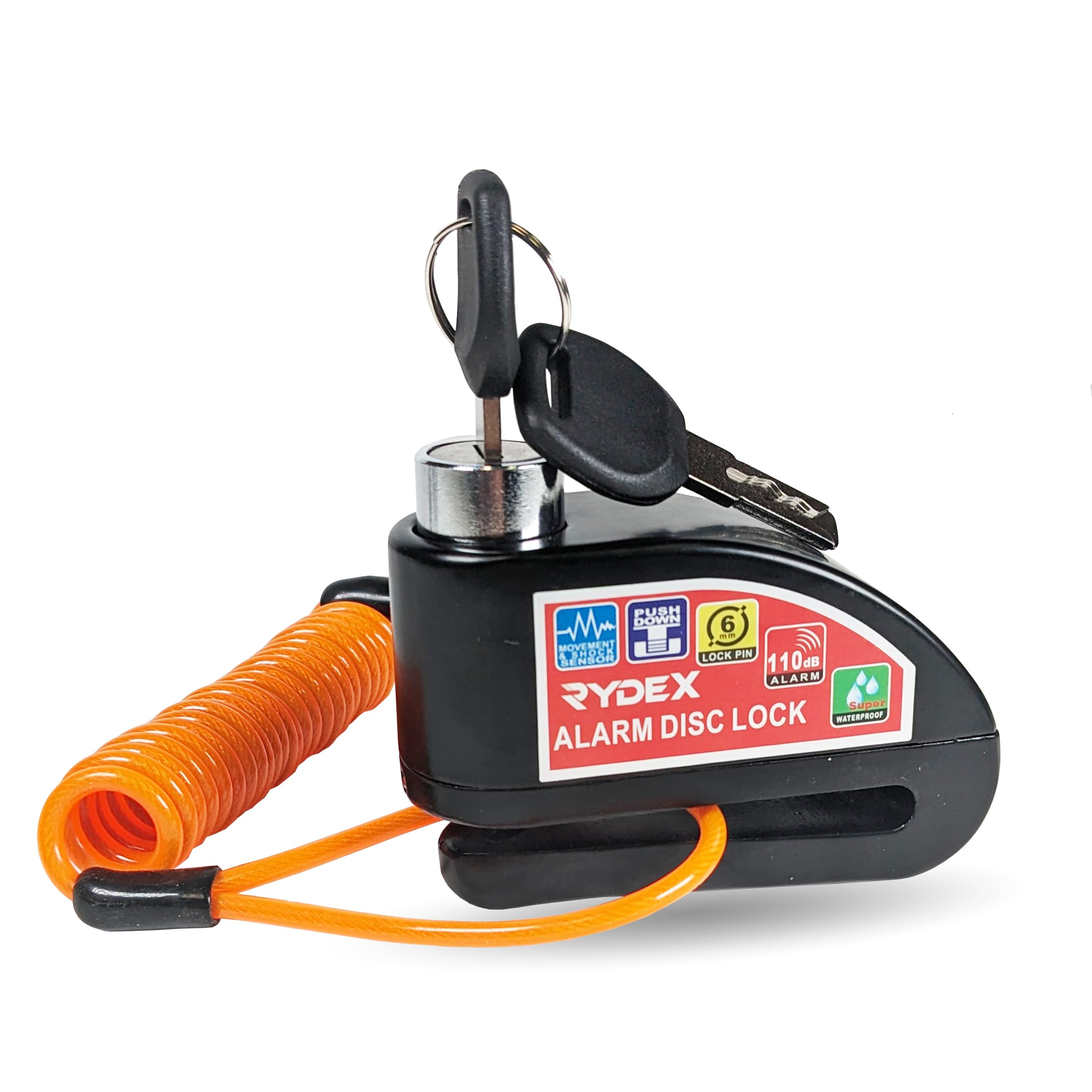 Amazon.co.jp: Rydex X7 オートバイアラームディスクロック 110db