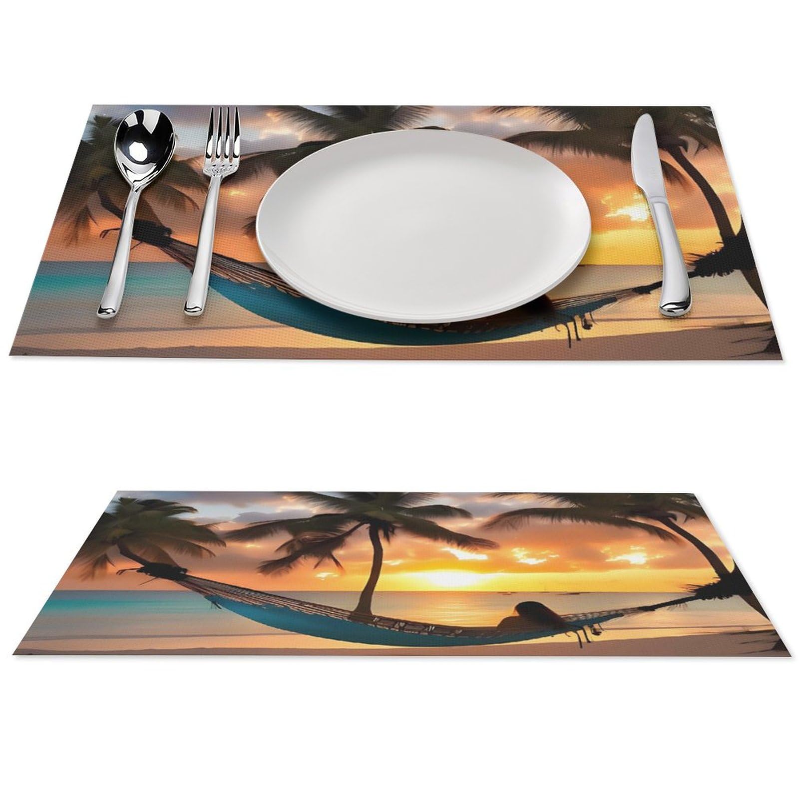 Sets de table lavables pour protéger votre table de salle à manger des taches