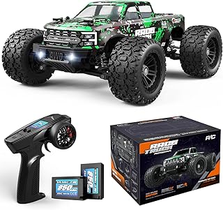 HAIBOXING 1:18 Scale RC Truck 18859E, 4X4 Off-Road Vehicle with Speeds up to 36km/h, Hobby Grade 2.4GHz Remote Control, Water-Resistant Electronics, Two 7.4V Li-Po Batteries for Extended Playtime