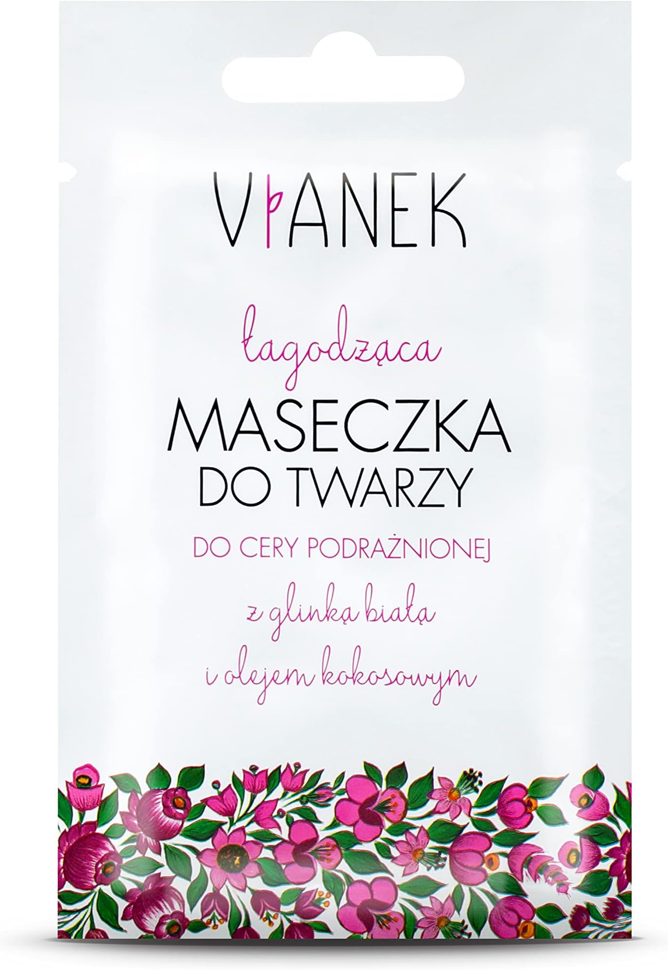 VIANEK SOOTHING FACE MASK WITH WHITE CLAY AND COCONUT OIL 10G