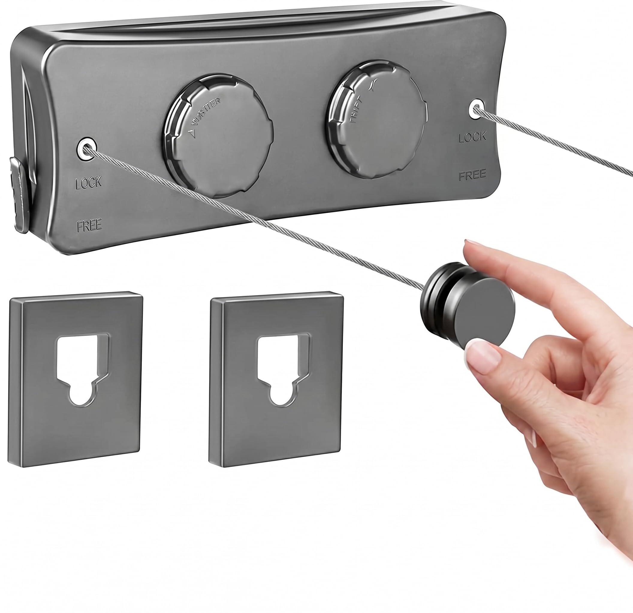Retractable Clothesline - 40kg Capacity -1