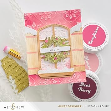 Altenew Through the Window Layering Die Set, Unique Window-Themed Die, Adorable Window Die for Accents, Perfect for Cardmaking, Scrapbooking, Journaling, and Paper Crafting