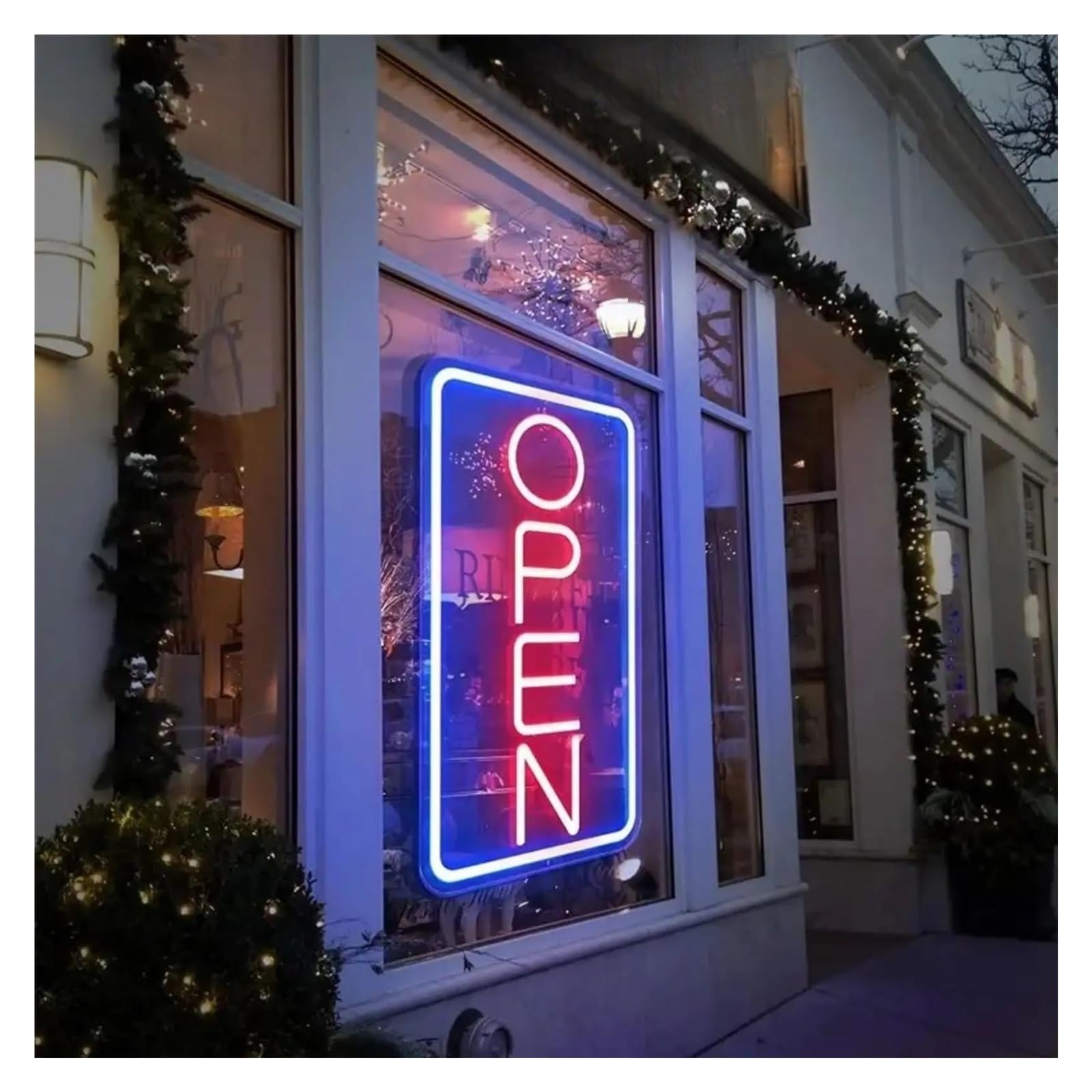 LEMST Sign Lamp Open Neon Sign, Suitable for Offices, Shops, Restaurants, Bars, Cafes, Spas 42x23cm