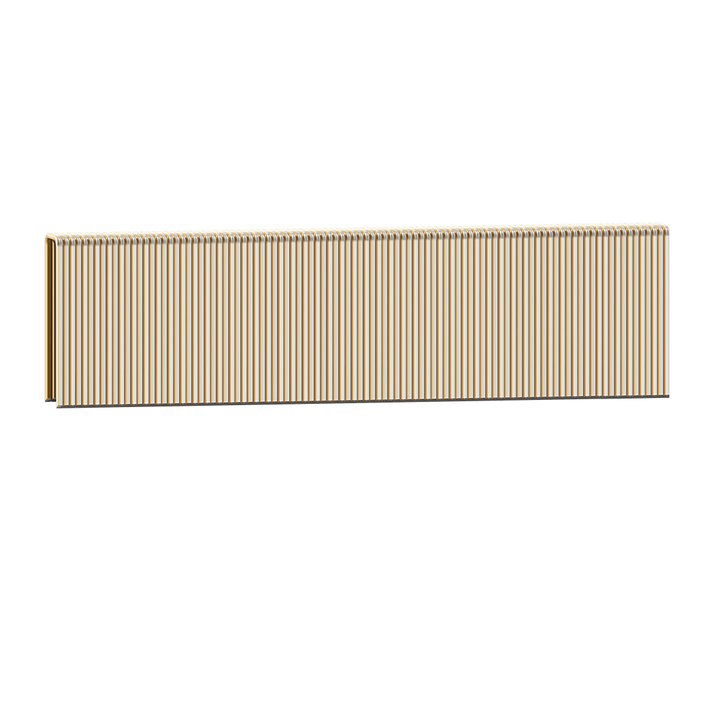 HW HAMWOO Graffette a corona stretta calibro 18 da 1/4" con chiodi dorati per pistola per unghie 18 GA assortiti, adatti per la maggior parte delle marche di chiodatrici pneumatiche ed elettriche
