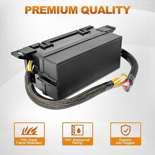 Miniatura 5 de AUTOBABA Caja de relés de fusibles precableada de 12 V con fusibles y relés ATO de 11 vías ATCATO y panel de relé de 6 ranuras, panel de relé de 4